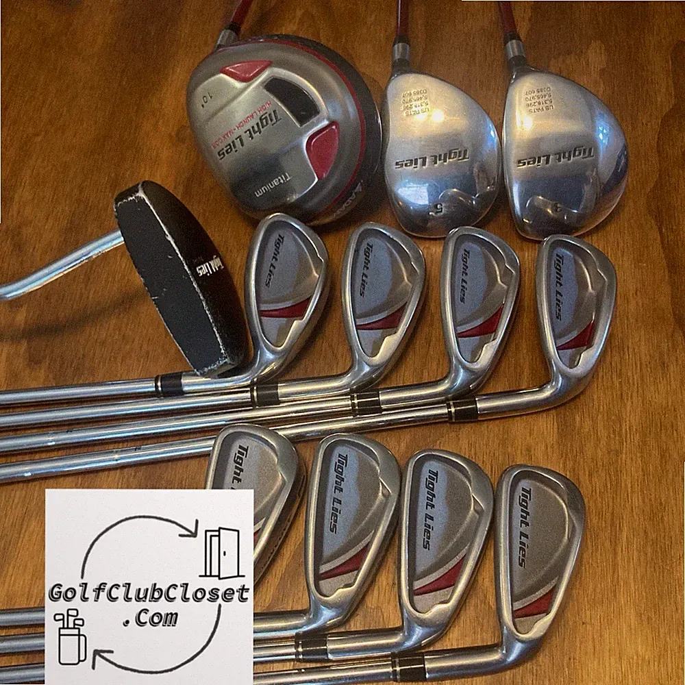 Adams Tight Lies 12 Piece Complete Golf Club Set / Regular Flex Shafts
