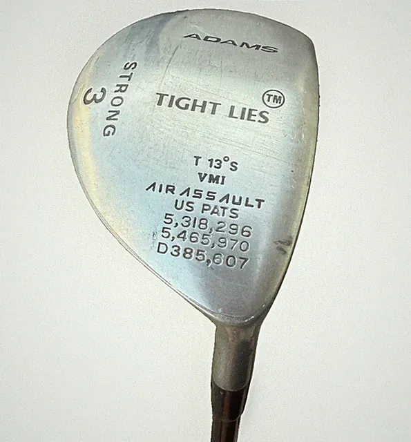 Adams Tight Lies Fairway Strong Golf 3 Wood 13° Stiff Firm Flex. 42” Right Hand