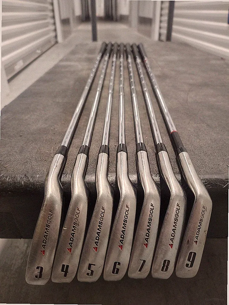 Adams Tight Lies Iron Set 3-9 Irons RH Steel Regular SET ORIGINAL GRIPS read des