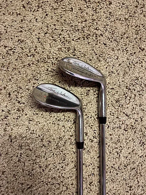 Adams Tom Watson CHROME Wedge Set 56 60 Sand Lob Wedge Flex Steel RH