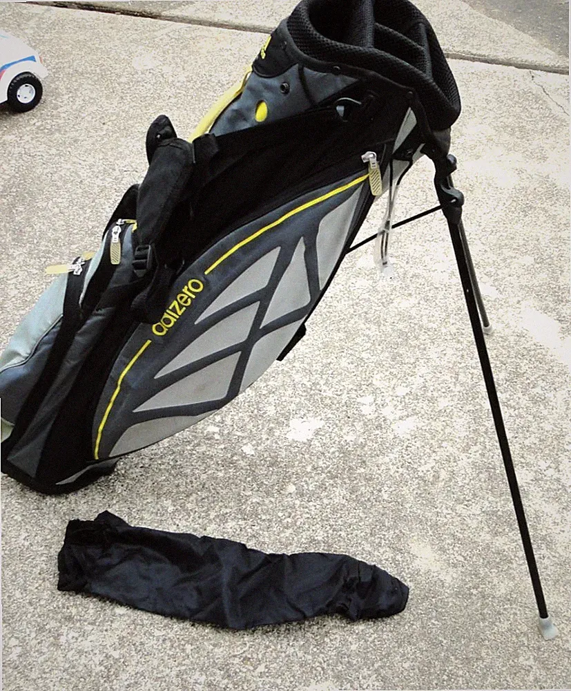 Adidas Adizero Golf Bag Stand Bag AD-13 4 Way Divider - Yellow/Gray/Black w RH