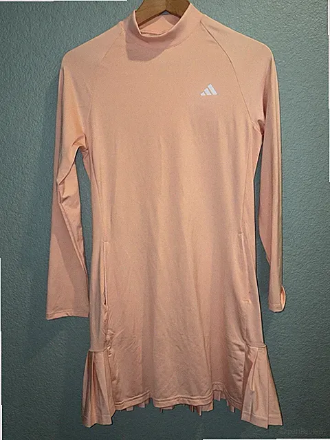 Adidas Aeroready Golf Dress Youth Girls Sz 13-14 W/ Matching Shorts NEW $55