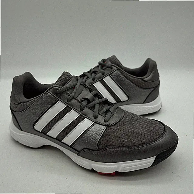 Adidas F33551 Mens Size 7 Grey Tech Response 4.0 Cleated Lightweight Golf Shoes