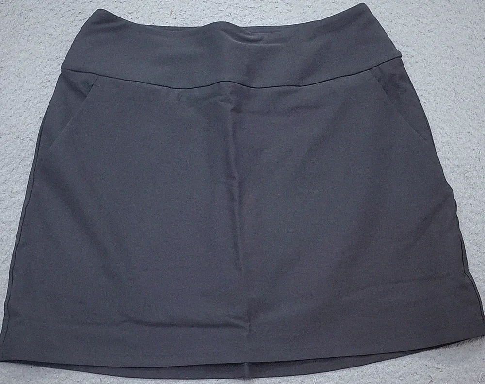 Adidas Golf Skort Womens S Black Performance Athletic Tennis Stretch High Waist