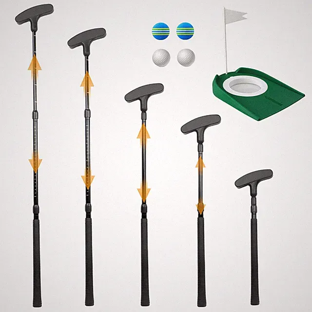 Adjustable Golf Putter, Two-Way Kids Putter for Right & Left Handed, Mini Gol...