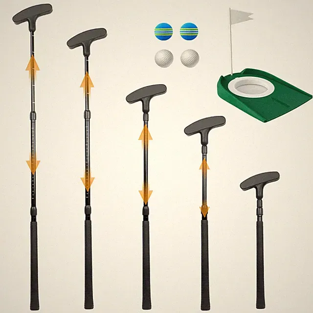 Adjustable Golf Putter Two-Way Kids Putter Right Left Handed Mini Golf Set Youth