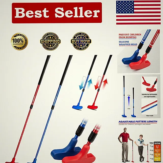 Adjustable Two-Way Golf Putters Set - Perfect for All Ages & Skill Levels