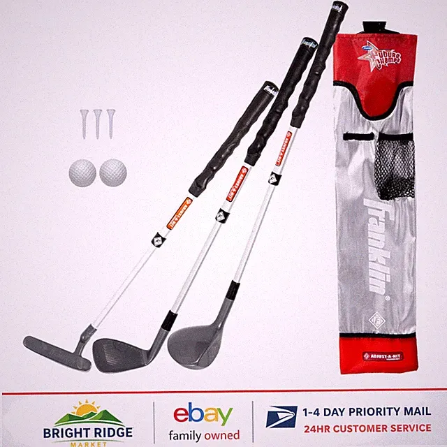 Adjustable Youth Golf Set with Putter, Driver, Iron and Travel Bag Included