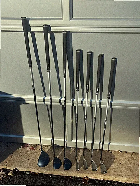 Affinity HT2 golf set Driver, 3/5 wood, 6,7,8,9 Iron Set Light flex Graphite, LH