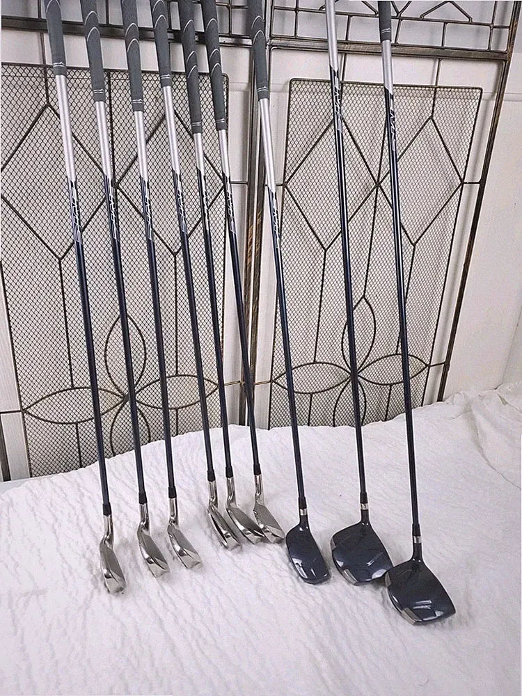 Affinity HT2 Stainless Golf Clubs Set 9pc Right Hand Light Flex Graphite Woods