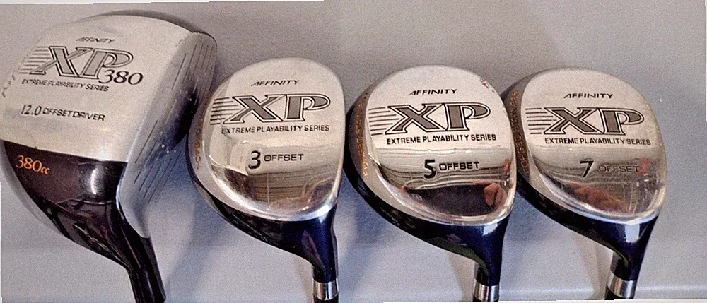 Affinity XP Extreme Play (1-3-5-7) 4Pc Wood Set RH ~ Light Flex Graphite Shafts