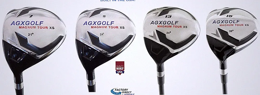 AGXGOLF LADIES LH MAGNUM XS EDITION FAIRWAY WOODS SET: #7, 9, 13 & 15 GRAPHITE