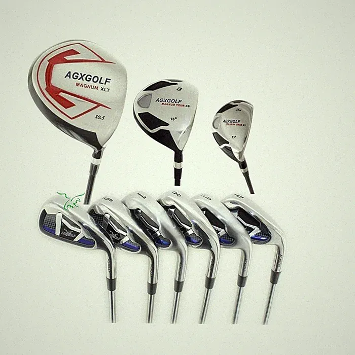 AGXGOLF MEN'S RIGHT HAND XS-TOUR FULL GRAPHITE GOLF SET-Dr+3W+3H+5-9 IRONS+PW+PT