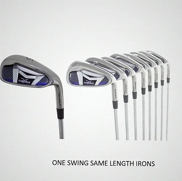 AGX SENIOR MEN'S OS ONE LENGTH GRAPHITE 5-PW IRON SET; RIGHT or LEFT ALL LENGTHS