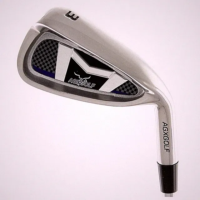 AGX SINGLE Irons; Wide Sole; Select from 3,4,5,6,7,8 or 9; SENIOR FLEX Graphite