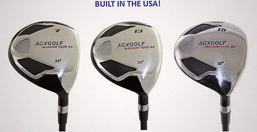 AGXGOLF BOYS #7, 13 & 15 FAIRWAY WOODS SET; RIGHT HAND GRAPHITE, CHOOSE LENGTH