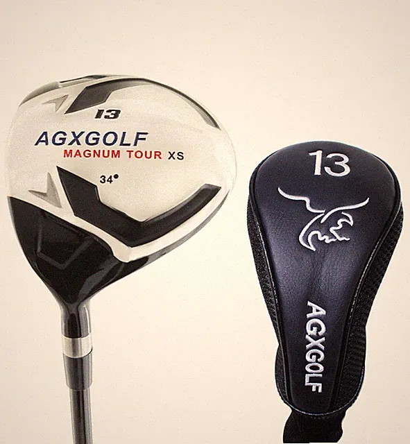 AGXGOLF FAIRWAY XS #13 WOOD (34°) MEN'S LH; GRAPHITE SHAFT ALL SIZES & FLEXES