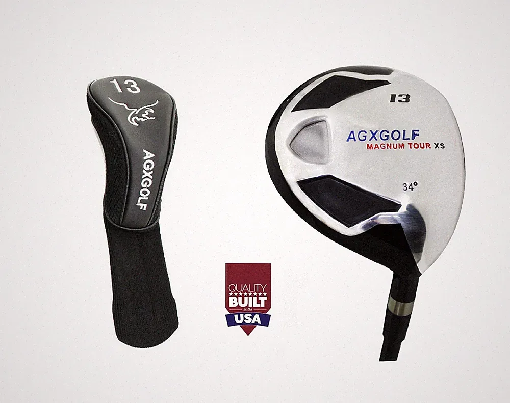 AGXGOLF FAIRWAY XS #13 WOOD (34°) MENS RH &LH; GRAPHITE SHAFT ALL SIZES & FLEXES