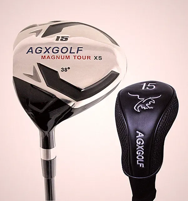 AGXGOLF FAIRWAY XS #15 WOOD (38°) BOYS & GIRLS LH; GRAPHITE SHAFT ALL SIZES