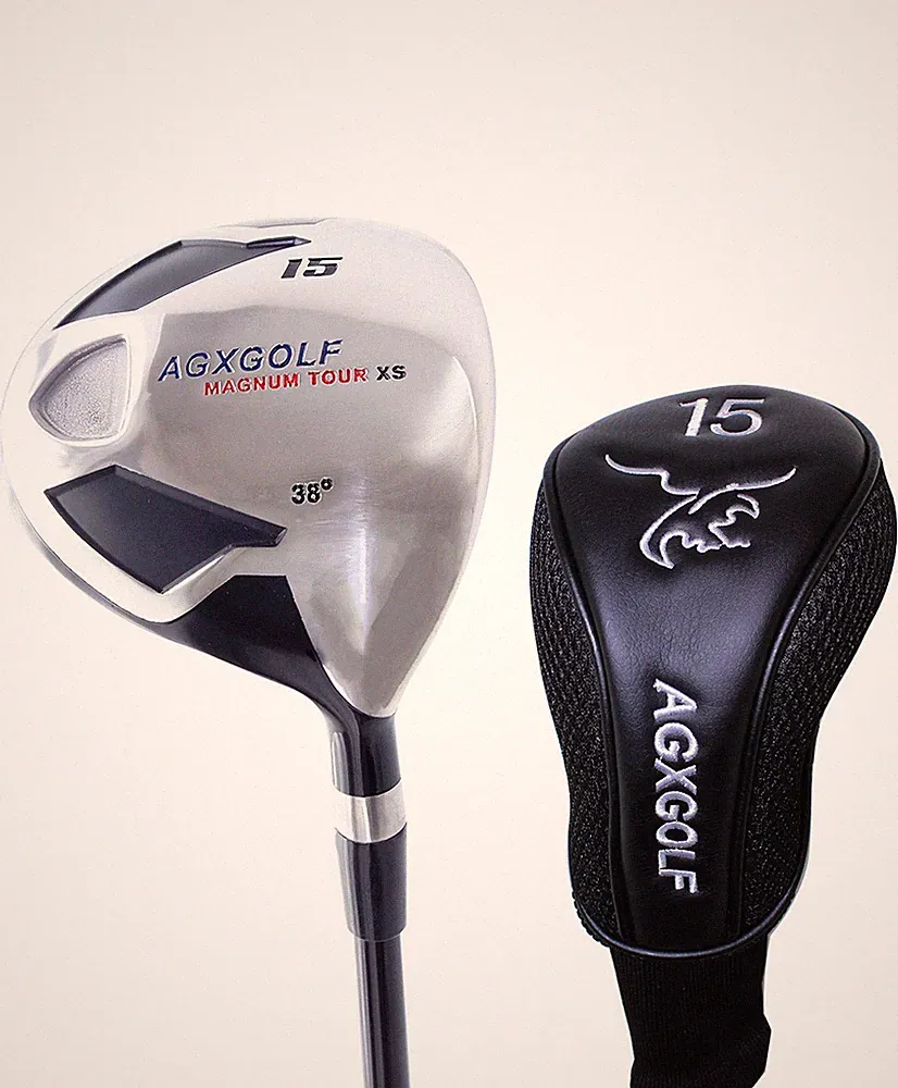 AGXGOLF FAIRWAY XS #15 WOOD (38°) MEN'S RH; GRAPHITE SHAFT ALL SIZES & FLEXES