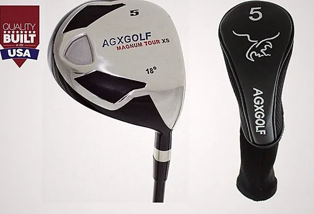 AGXGOLF GIRLS XS 5 WOODS HEAD COVERS: GRAPHITE SHAFT, AVAILABLE IN ALL LENGTHS