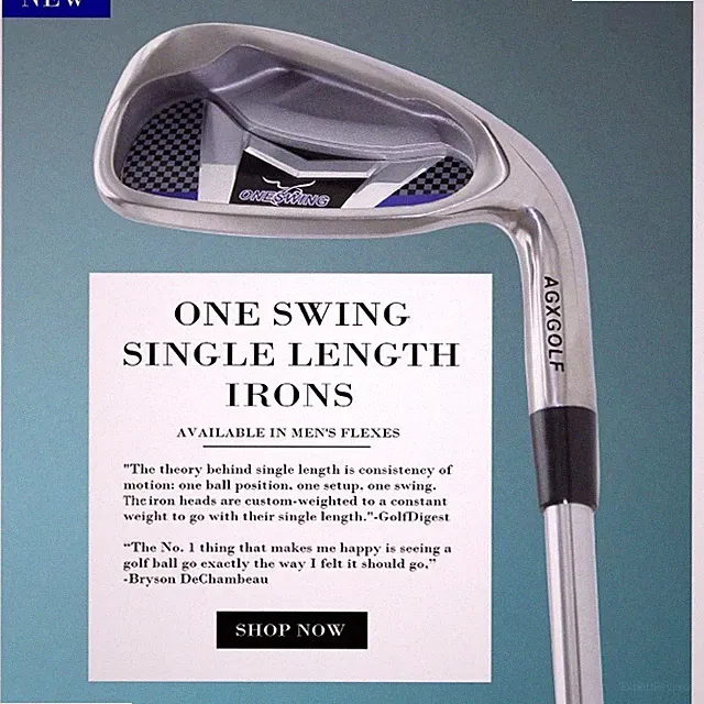 AGXGOLF MAGNUM OS SAME LENGTH WEDGES, MEN'S RIGHT HAND. Select Length & Flex
