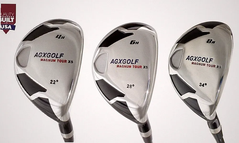 AGXGOLF MEN'S RIGHT HAND XS #4, 6 & 8 HYBRID SET GRAPHITE: CHOOSE LENGTH