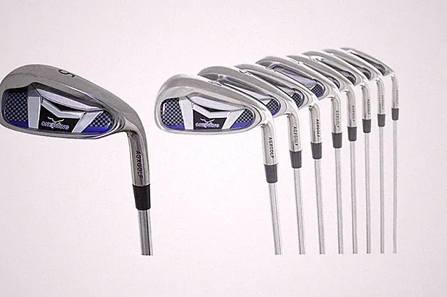 AGXGOLF Men's SAME LENGTH Irons Set; SENIOR Flex Steel Shafts ALL Lengths, USA