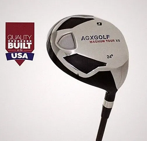 AGXGOLF MENS XS #9 FAIRWAY WOOD 24° RH or LH; GRAPHITE SHAFT, ALL SIZES & FLEXES