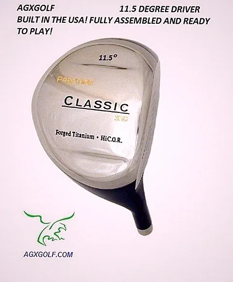 AGXGOLF MINI-DRIVER TOUR TITANIUM DRIVING WOOD, GRAPHITE; CHOOSE FLEX & LOFT