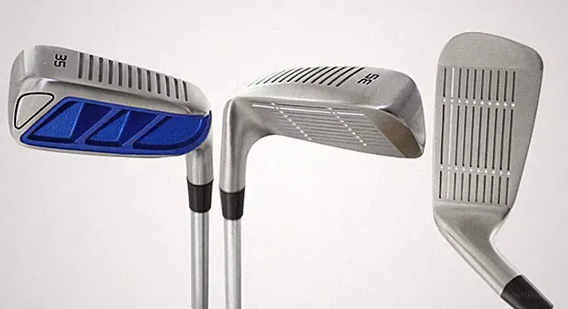 AGXGOLF SQUARE HIT Chipping Wedge: RH 35,45 or 55 Mens, Ladies&Juniors ALL SIZES
