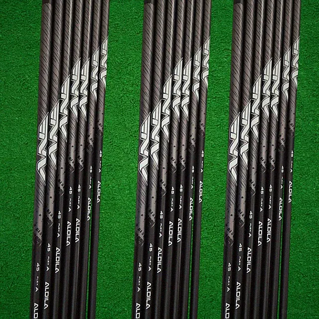 Aldila NV .370 Graphite Iron Golf Shafts Set Bundle A R S Flex Parallel Tip
