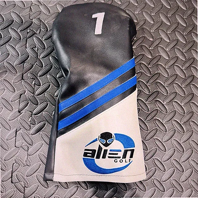 Alien Golf Driver Head Cover #1 Black/White Headcover