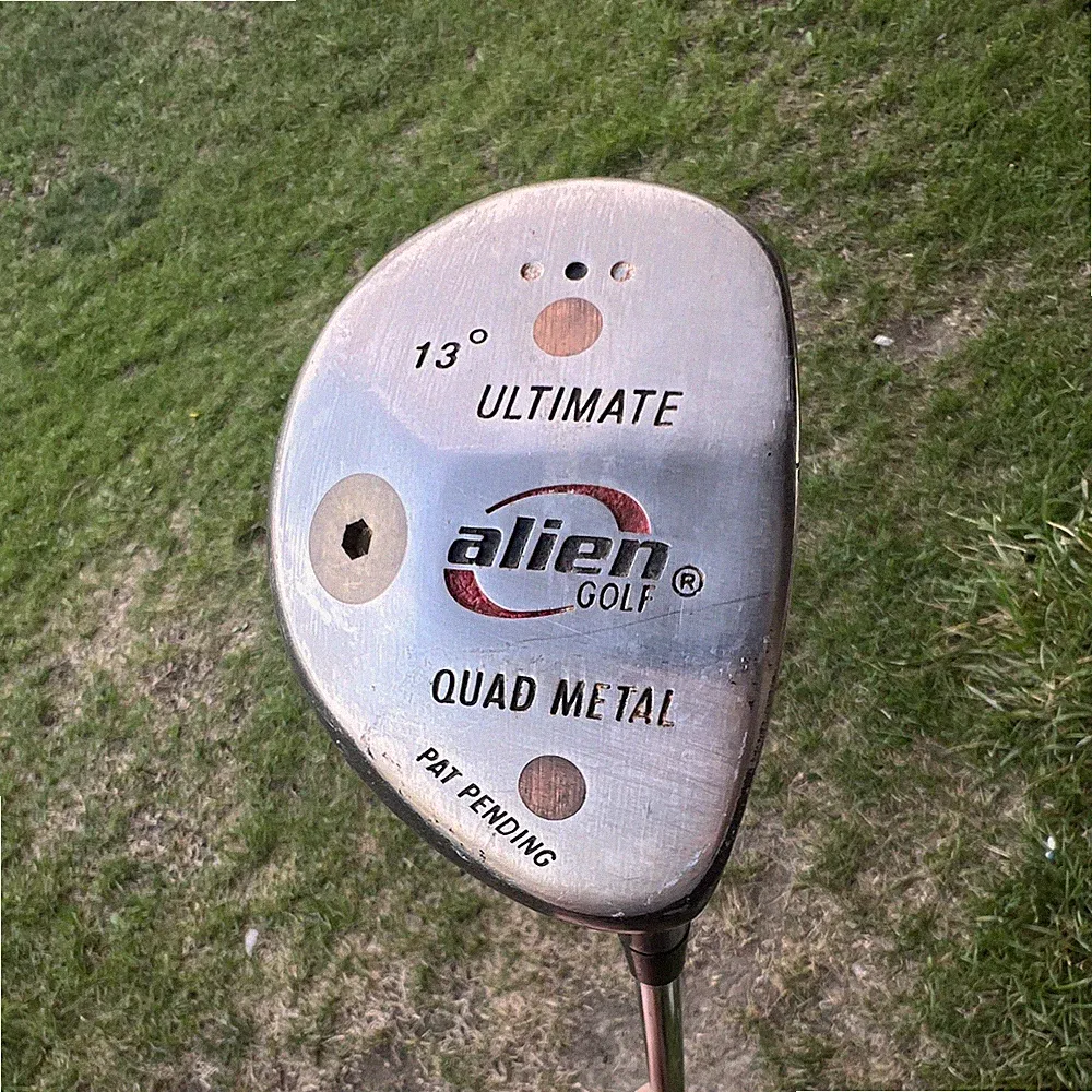 Alien Golf Ultimate Quad Metal RH 1-Wood Driver 13° Stiff Steel Silver/Black