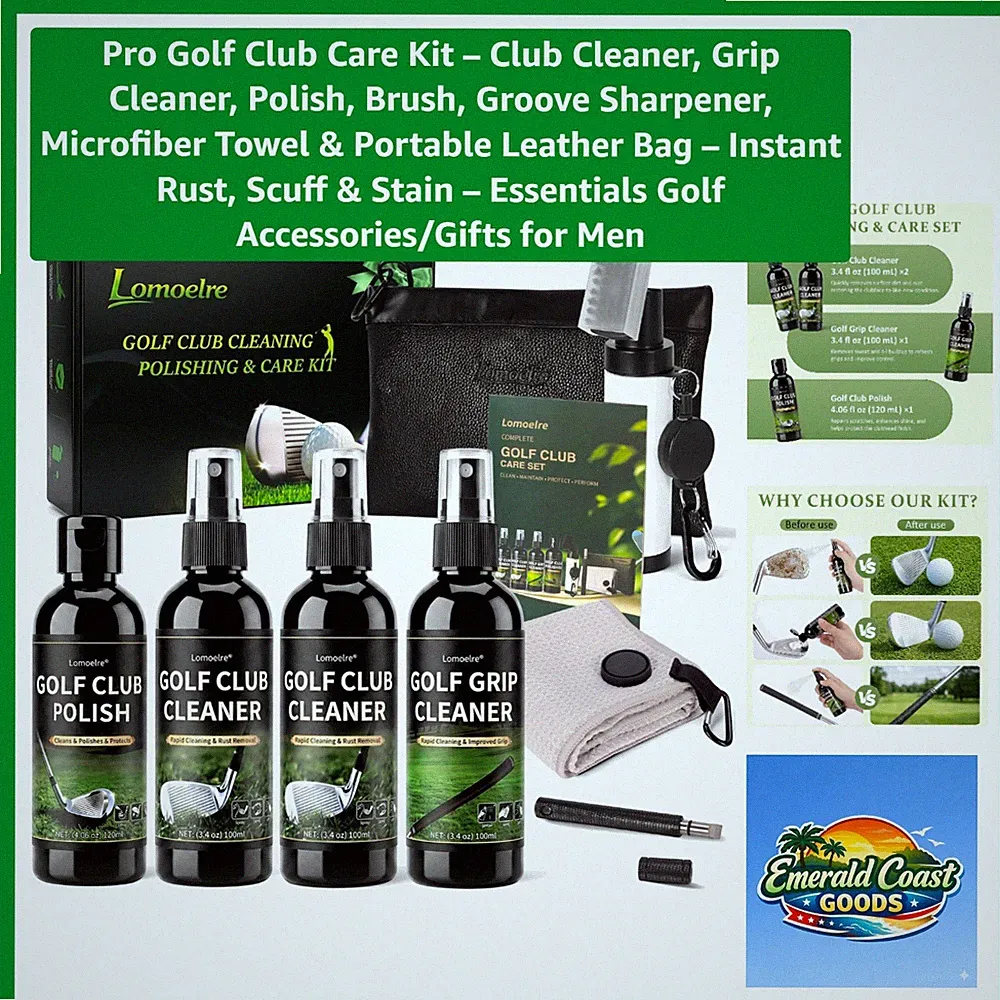 All-in-One Golf Club Cleaning Set – Portable Care Kit for Superior Performance