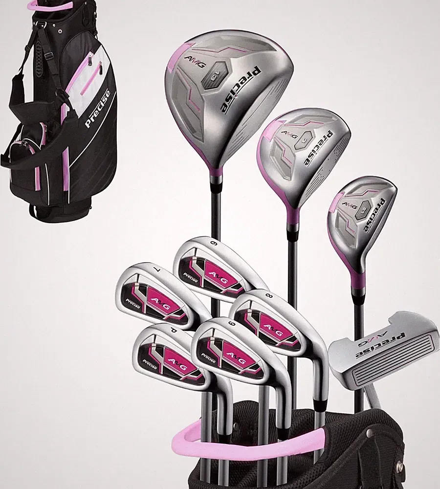 AMG Women's Golf Club Set - Petite, Regular & Tall Sizes for Beginners & Interme