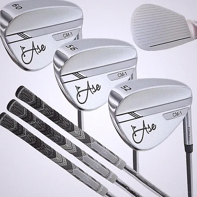 Ase Premium CM1 Golf Wedges Full Face Grooves + Milled Face Golf Wedge Indiv...
