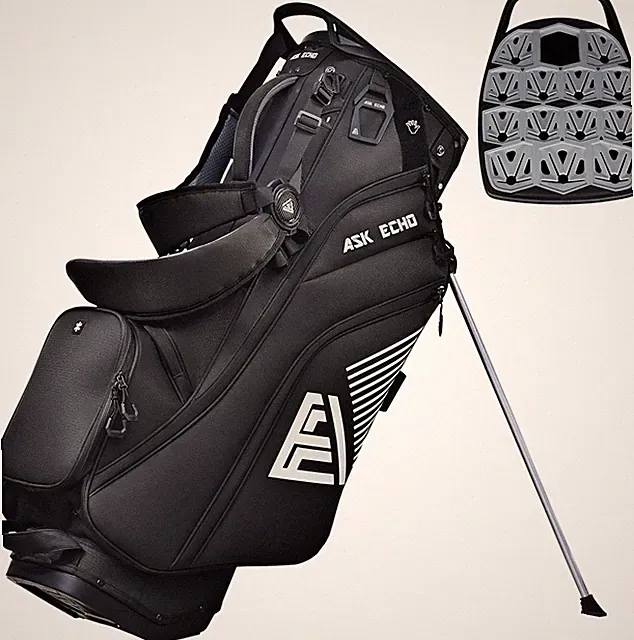 ASK ECHO St-Lock Mecha 14 Way Dividers Quiet Hybrid Stand Bag for Men & Women