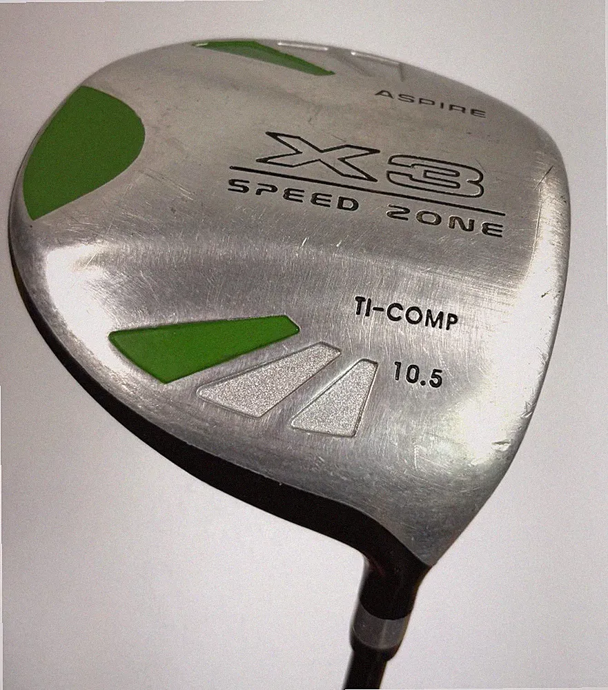 Aspire 10.5 Oversized Driver RH Mens Golf Club X3 Med Firm Graphite Shaft