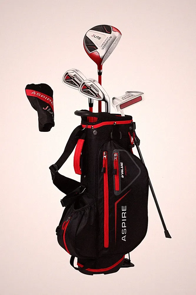 Aspire J-Lite Junior Complete Golf Right Hand Club Set for Children Kids - 3 Age