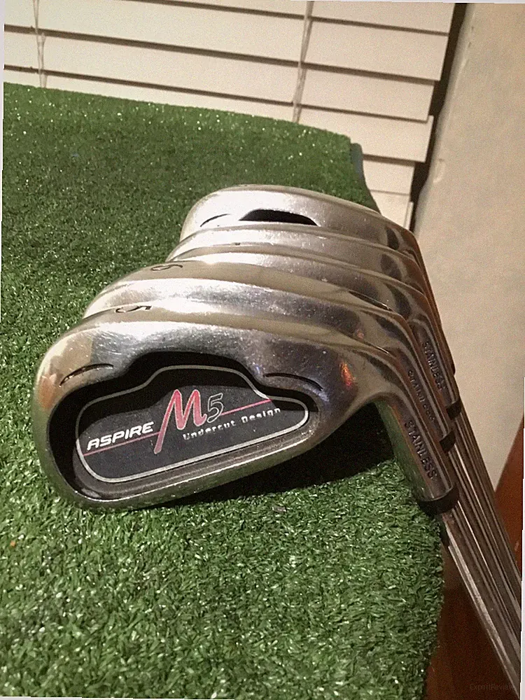 Aspire M5 Undercut Design Irons Set (5-9 Irons) Stiff Lightweight Steel (-1/2”)