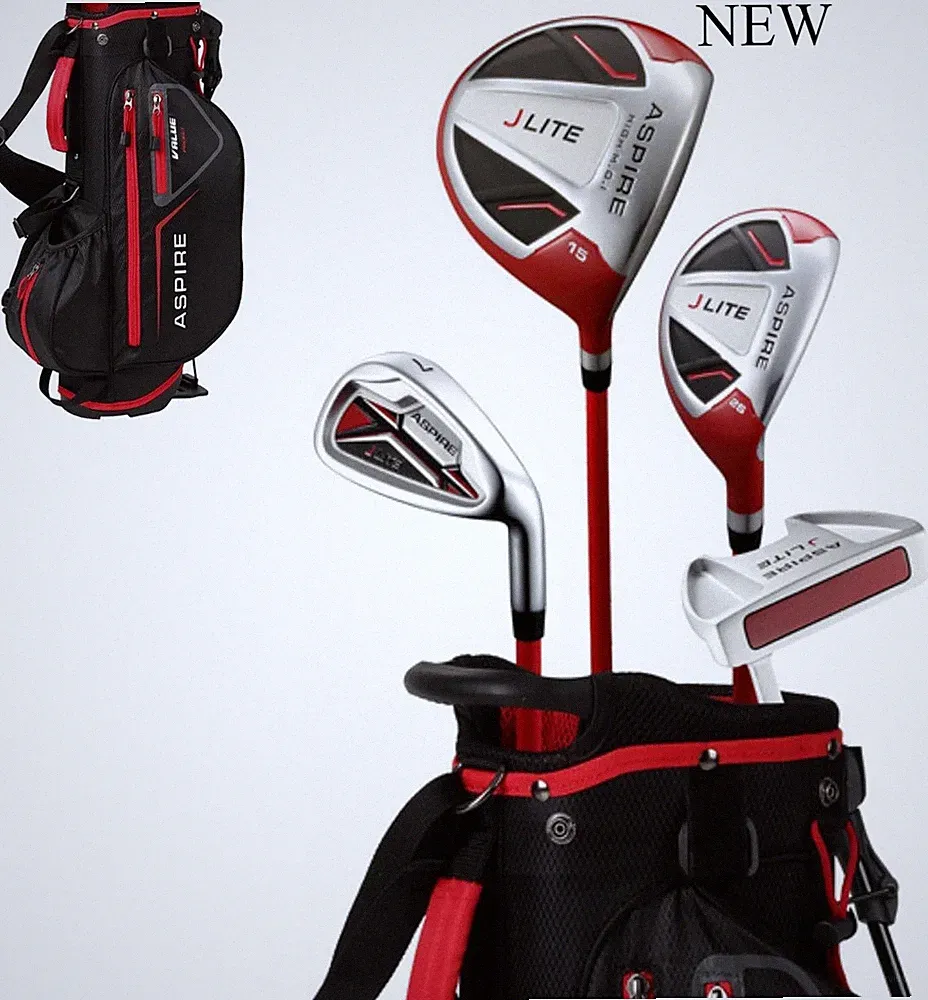 Aspire X-Lite Super Performance Junior Golf Club Set, Red, Ages 3 to 5, NEW