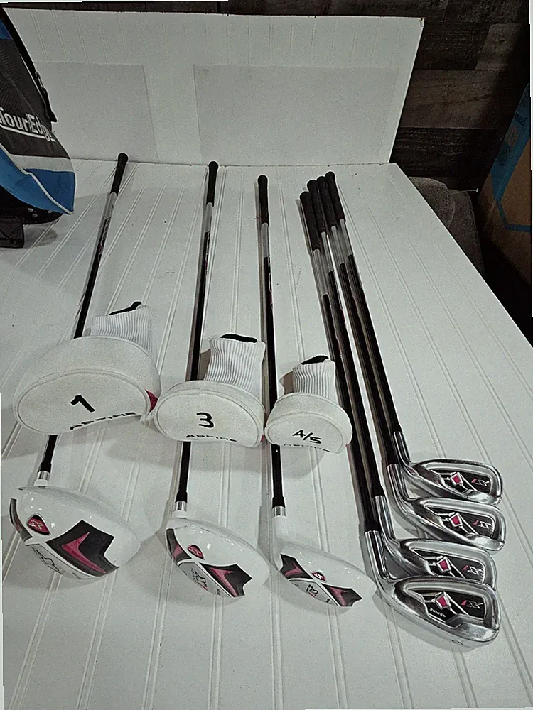 Aspire X1 High Launch Wood Set 1w, 3w,4/5h/RH/Ladies Graphite/jd6215 And Bag