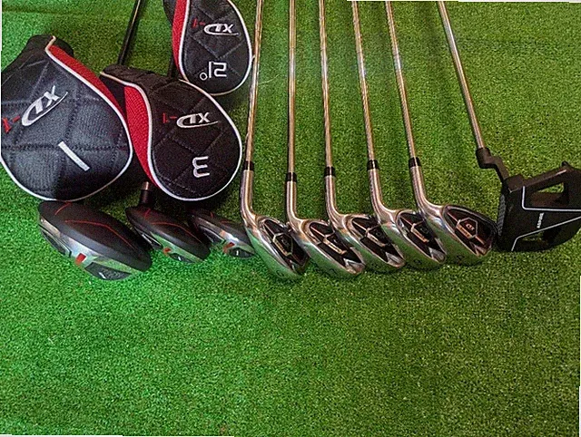 Aspire XD-1 Men's Golf Club Set 9pcs, Good Condition, Includes Driver & Irons