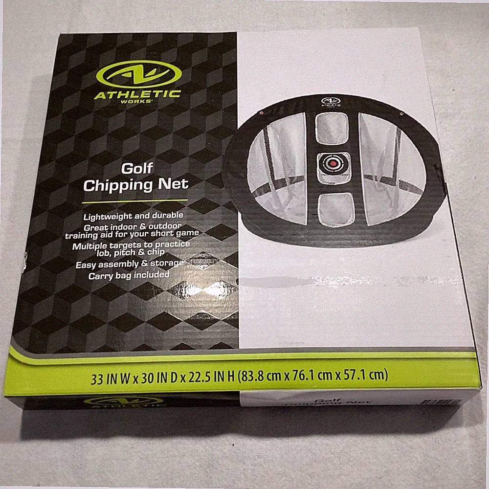 Athletic Works Golf Chipping Net 33 in W x 30 in x 22.5 in H NEW