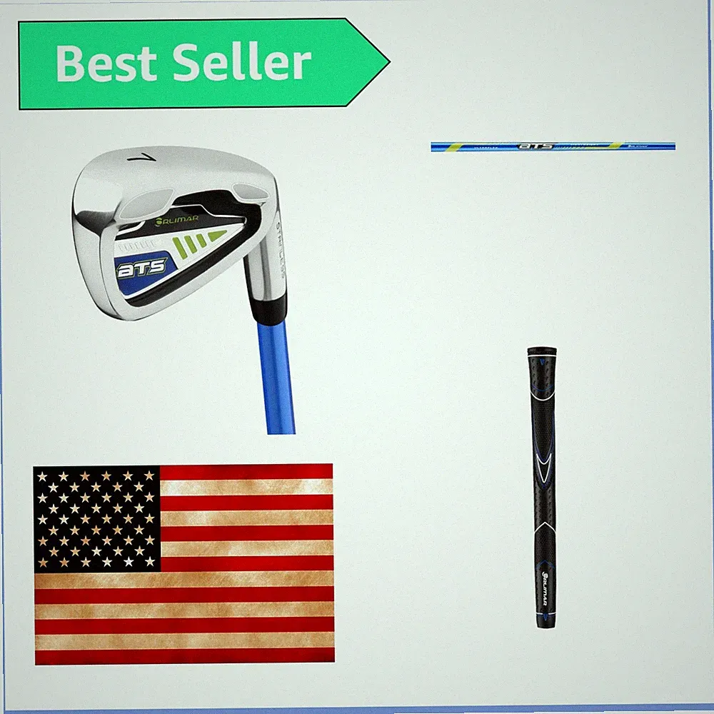 Junior Left-Handed Driver Blue/Lime