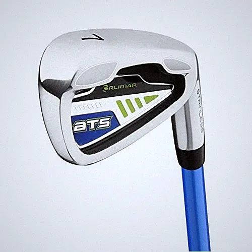 ATS Junior Boys' Blue/Lime Series Individual Golf Clubs (Ages Right Hand Iron