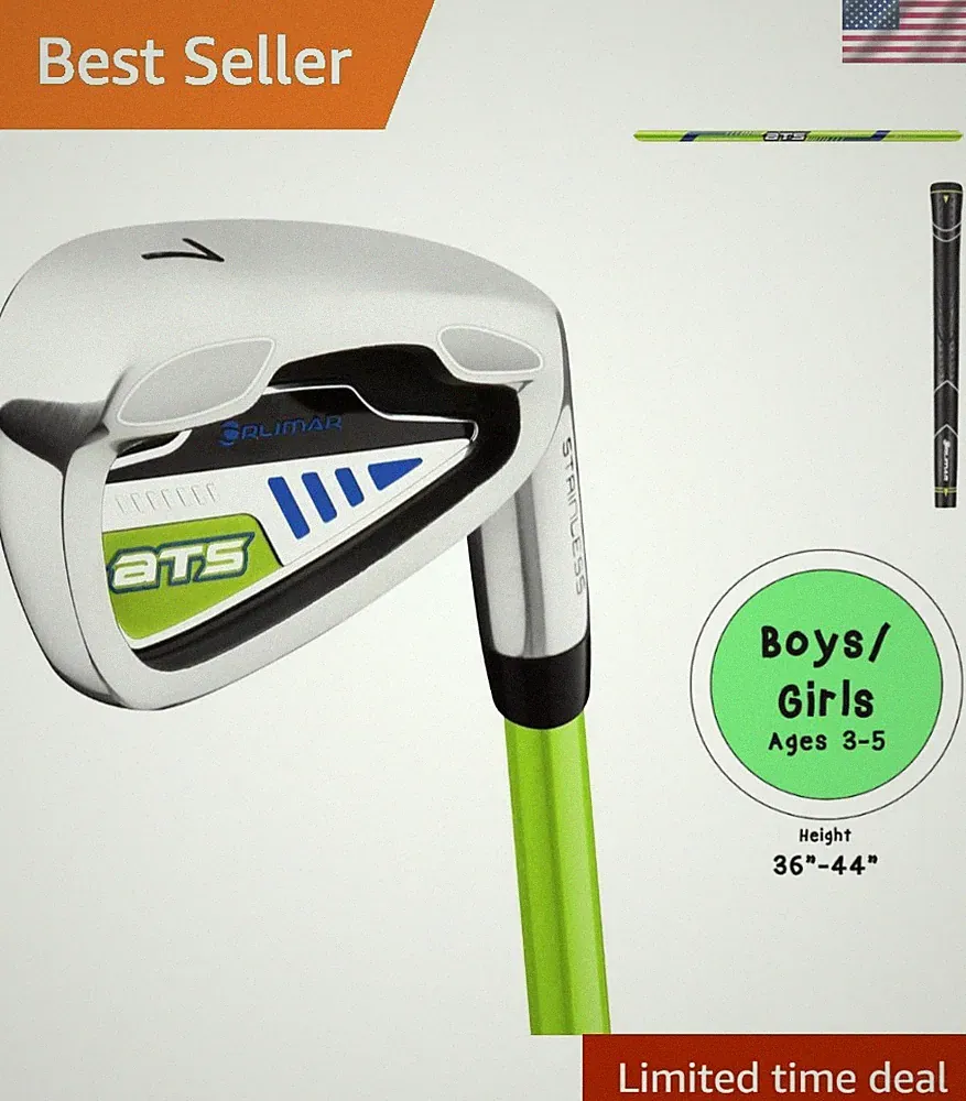 ATS Junior Boys' Lime/Blue Series Individual Golf Clubs Ages 3-5