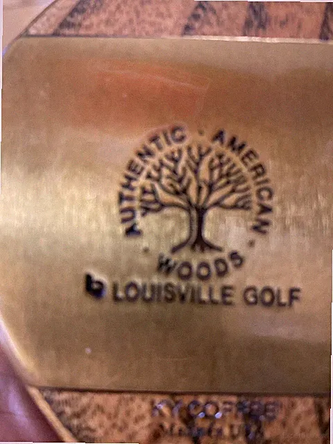 Authentic American woods Precision Louisville golf Ky coffee USA