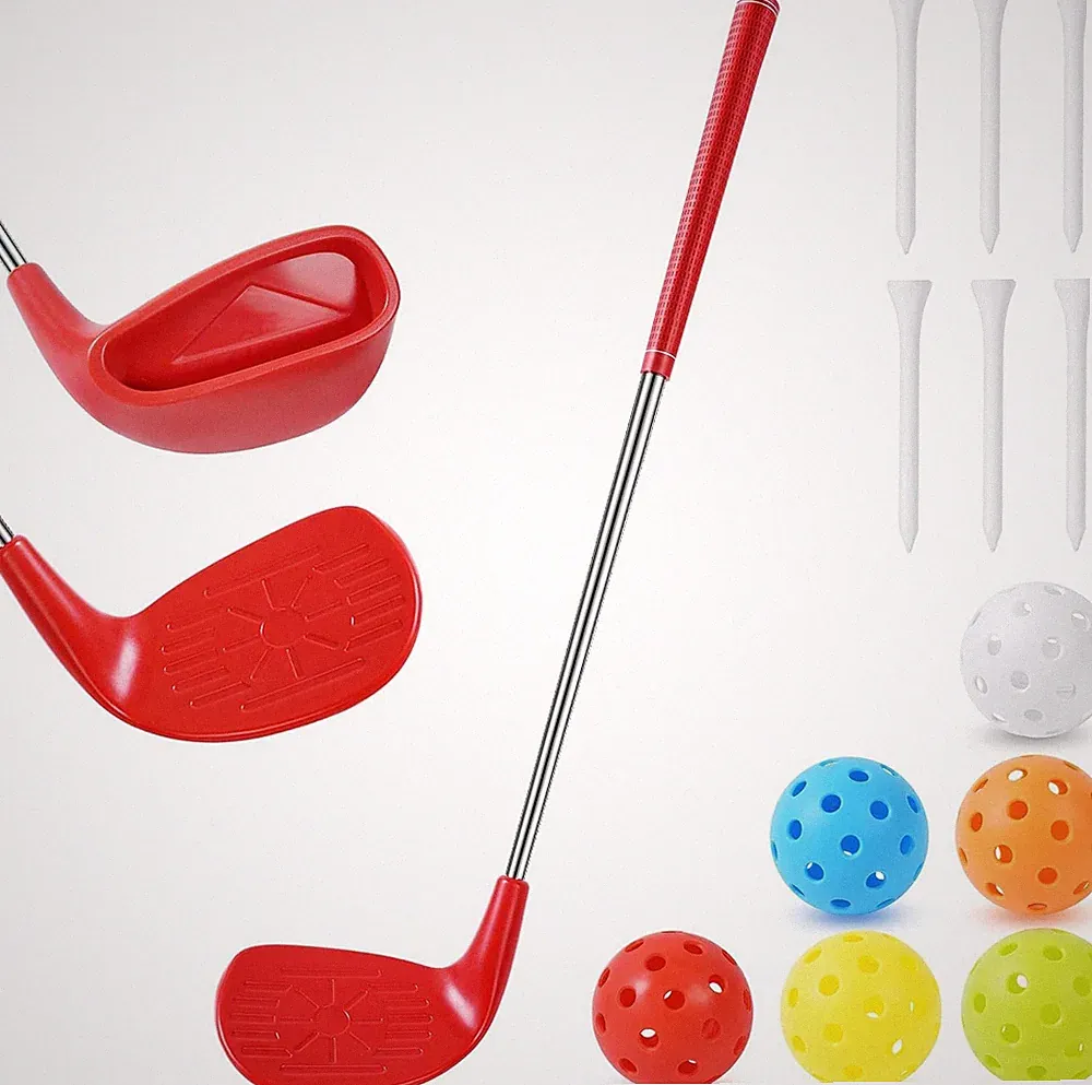 Backyard Golf Club Set with Oversize Heads Golf Balls Bucket Golf Game Chipping